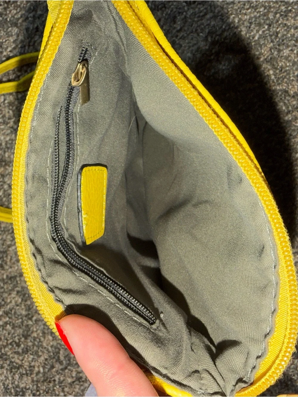 Bright Yellow Crossbody Bag - Women's Shoulder Purse